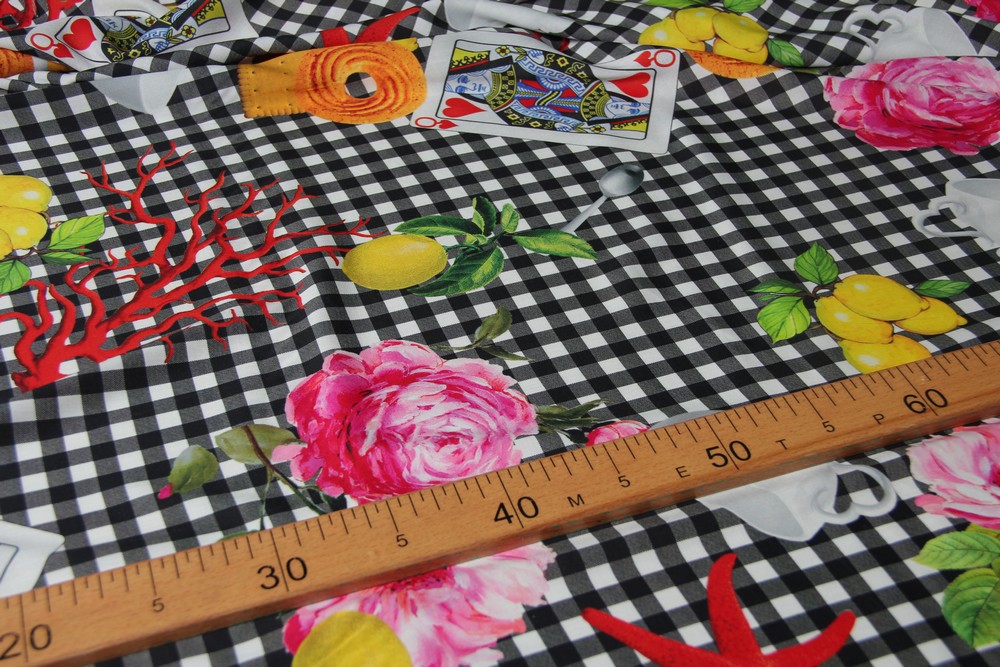 картинка Вискоза принтованная ВИ185 магазин Компания "Бенефис являющийся официальным дистрибьютором в России  картинка Вискоза принтованная ВИ185 от магазина Компания "Бенефис