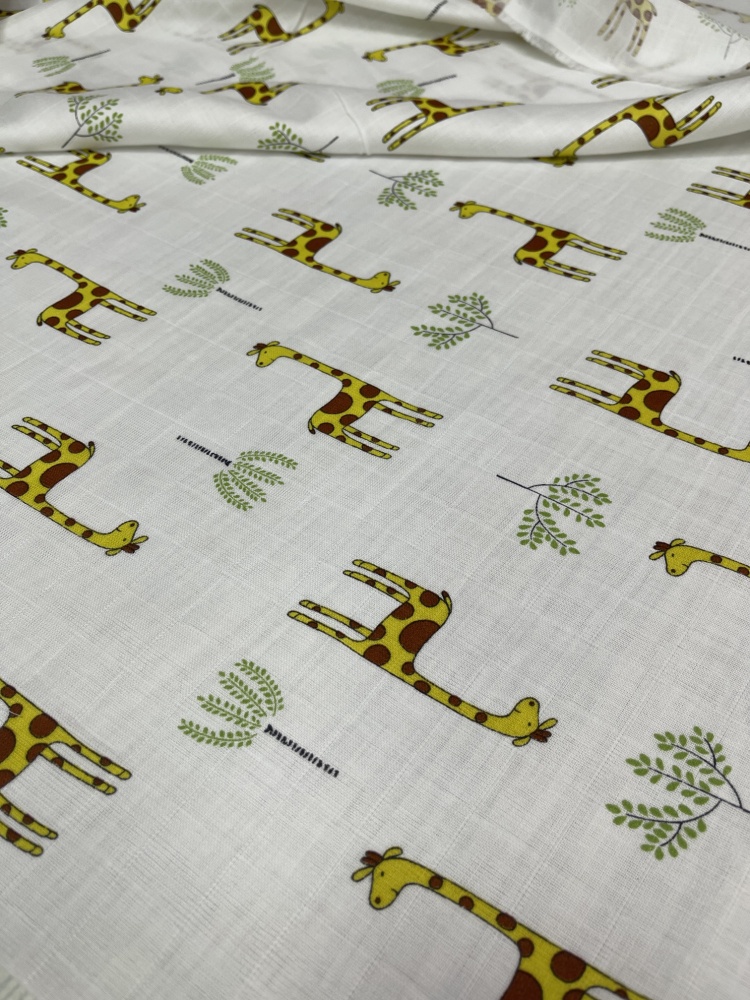 картинка Муслин 2-х слойный принт ПБ89 от магазина Компания "Бенефис