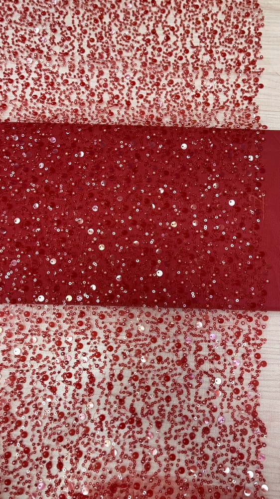 картинка Сетка с бусинами и пайетками ДЧ89 от магазина Компания "Бенефис