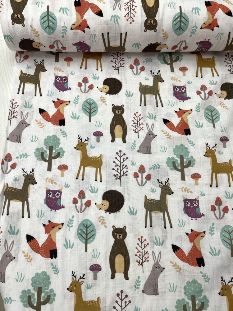 картинка Муслин 2-х слойный принт ПБ132 от магазина Компания "Бенефис