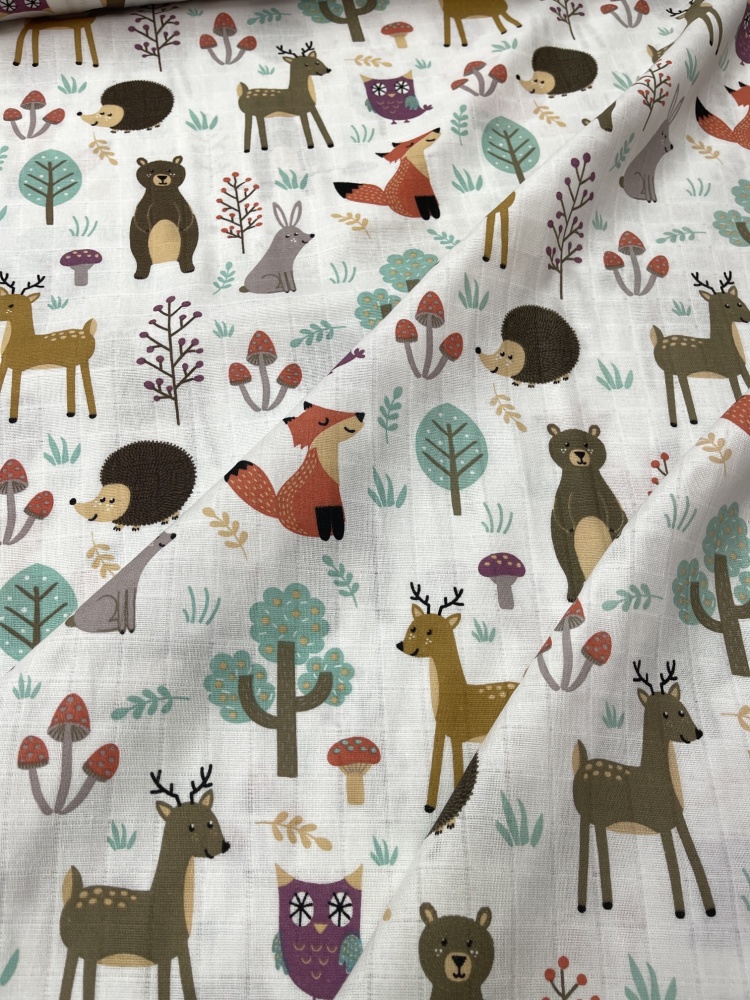 картинка Муслин 2-х слойный принт ПБ132 от магазина Компания "Бенефис