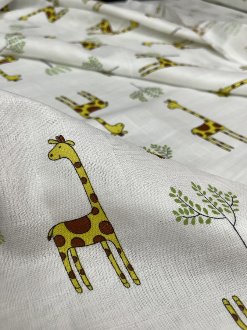 картинка Муслин 2-х слойный принт ПБ89 от магазина Компания "Бенефис