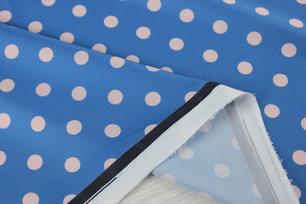 картинка Атлас стрейч горох АХ189 от магазина Компания "Бенефис