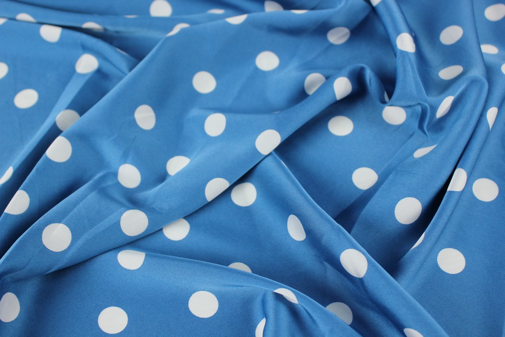 картинка Атлас стрейч горох АХ206 магазин Компания "Бенефис являющийся официальным дистрибьютором в России  картинка Атлас стрейч горох АХ206 от магазина Компания "Бенефис