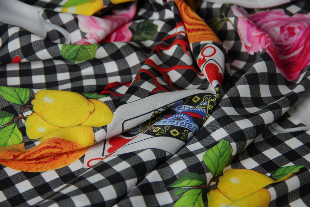 картинка Вискоза принтованная ВИ185 магазин Компания "Бенефис являющийся официальным дистрибьютором в России  картинка Вискоза принтованная ВИ185 от магазина Компания "Бенефис