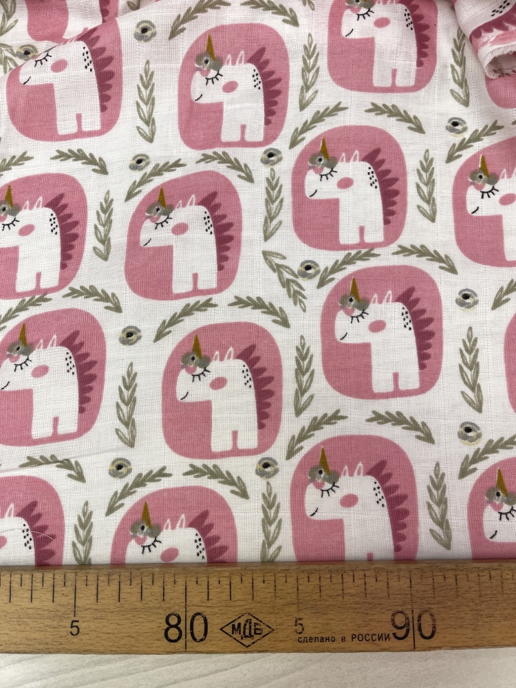 картинка Муслин 2-х слойный принт ПБ106 от магазина Компания "Бенефис