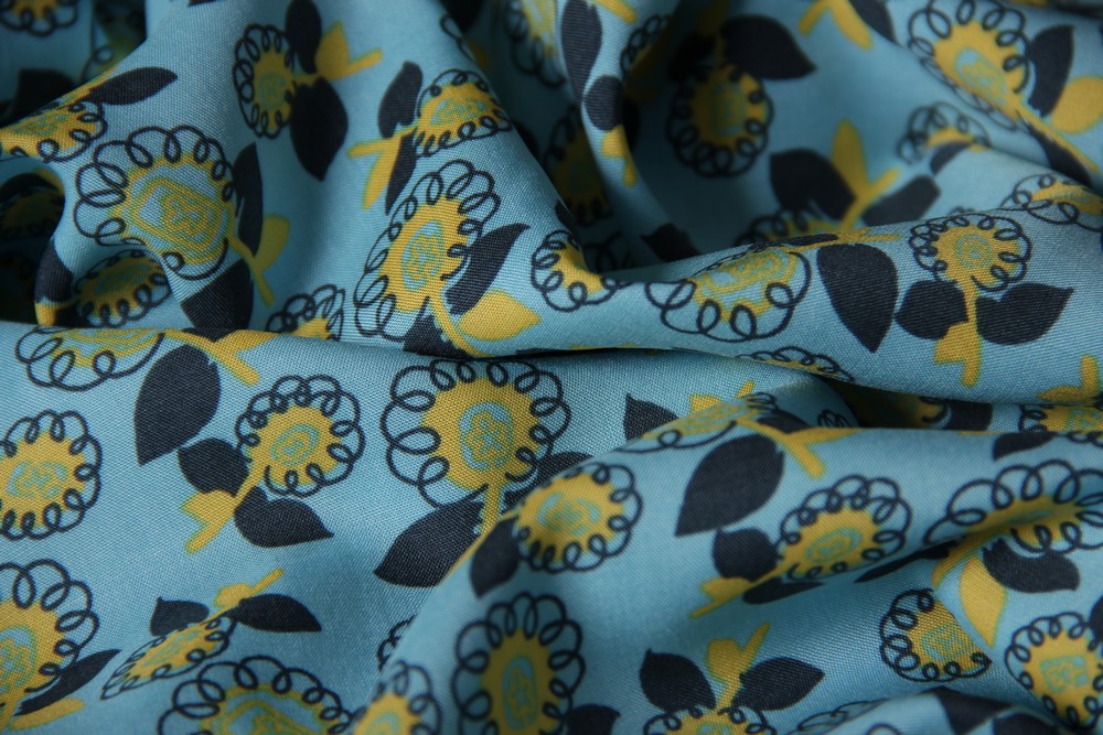 картинка Вискоза принтованная ВИ267 магазин Компания "Бенефис являющийся официальным дистрибьютором в России  картинка Вискоза принтованная ВИ267 от магазина Компания "Бенефис