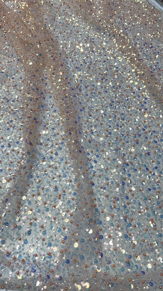 картинка Сетка с бусинами и пайетками ДЧ87 от магазина Компания "Бенефис