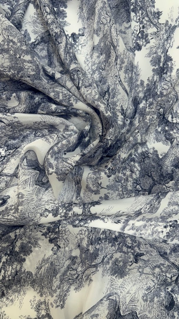 картинка Крепдешин шелковый натуральный Ш111 от магазина Компания "Бенефис