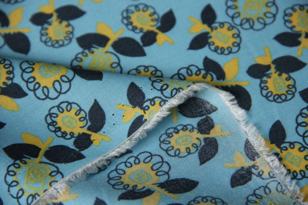 картинка Вискоза принтованная ВИ267 магазин Компания "Бенефис являющийся официальным дистрибьютором в России  картинка Вискоза принтованная ВИ267 от магазина Компания "Бенефис