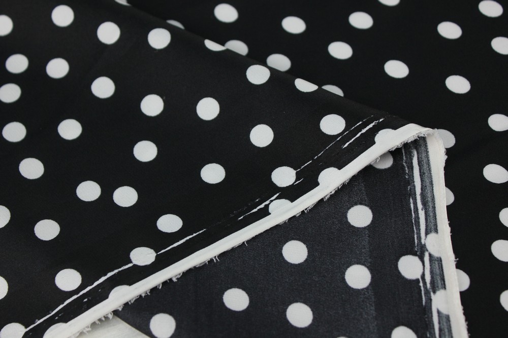 картинка Атлас стрейч горох АХ190 от магазина Компания "Бенефис