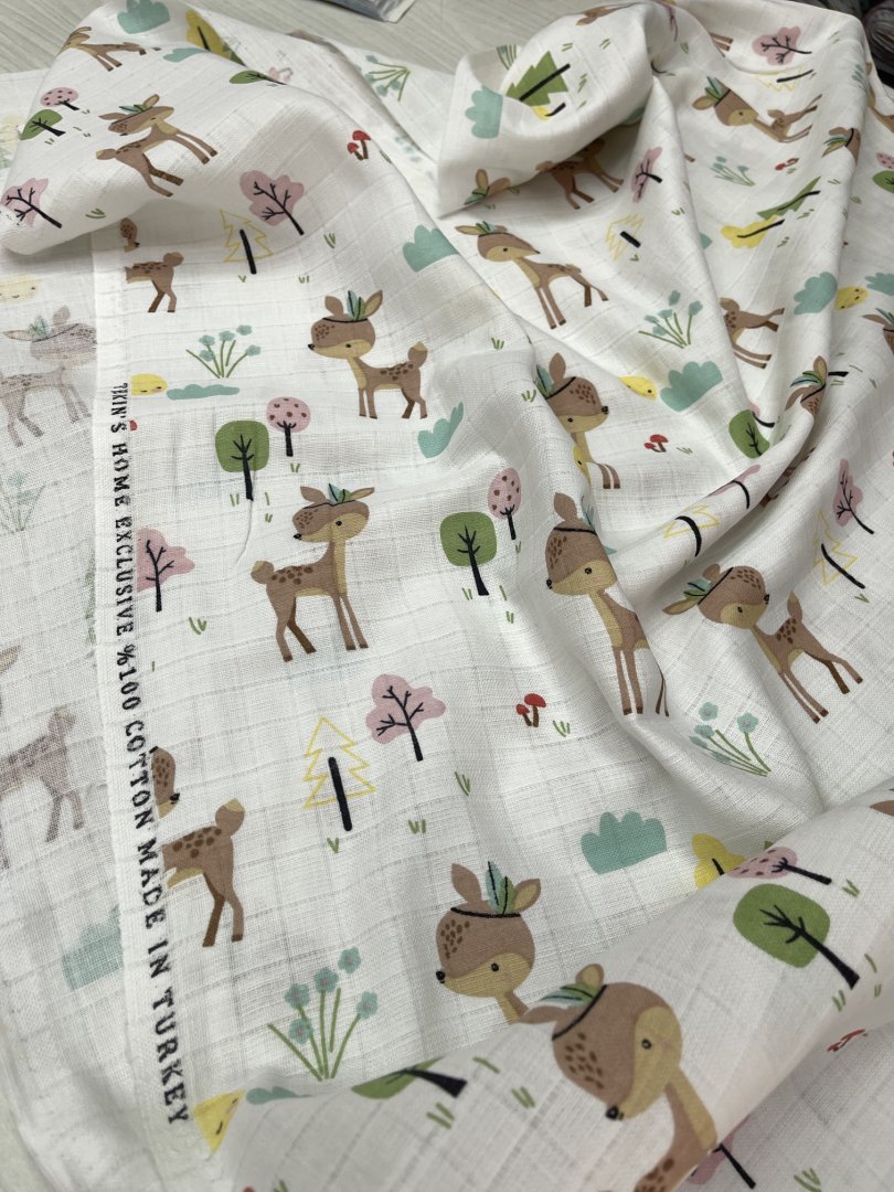 картинка Муслин 2-х слойный принт ПБ128 от магазина Компания "Бенефис