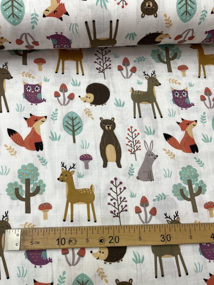 картинка Муслин 2-х слойный принт ПБ132 от магазина Компания "Бенефис