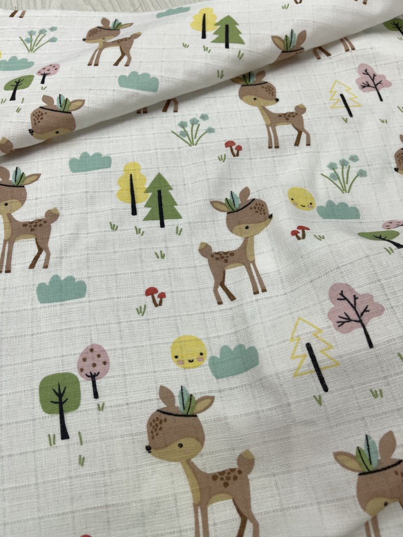 картинка Муслин 2-х слойный принт ПБ128 от магазина Компания "Бенефис